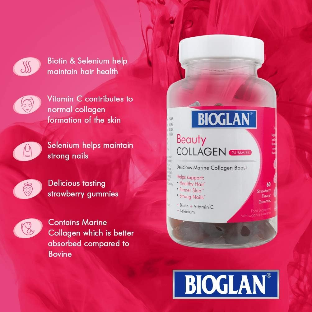 Bioglan Collagen Gummies, Red, 60 count (Pack of 1) - Image 3