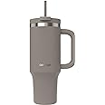 Contigo Streeterville Tumbler, 40 oz (1.18 L), Insulated Stainless Steel Water Bottle with Straw and Leak-Proof Lid, Inky Cap