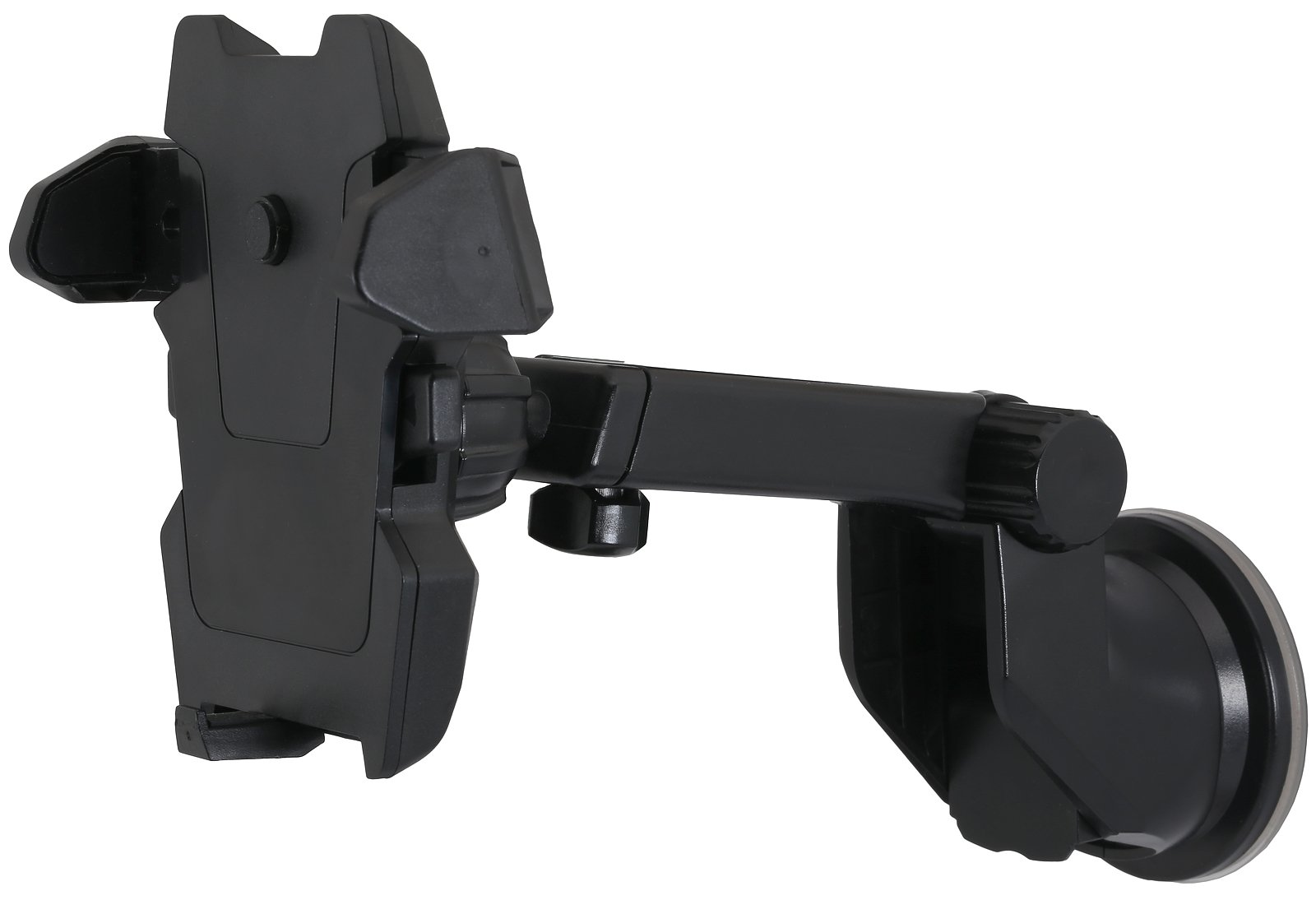 StilGut 360° Car Phone Mount, Universal Car Cradle for Smartphones, Windscreen Car Holder, Black