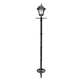 Gama Sonic Baytown II Bulb Solar Lamp Post Light