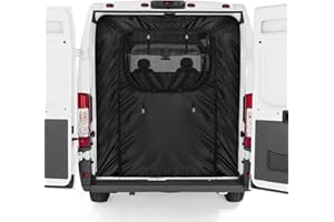 Gpaentsn Rear Door Bug Screen Compatible with 2014-2024 Ram ProMaster High Roof 1500 2500 3500 136/159''WB, Van Mosquito Net with Zipper for Campervans Back Door