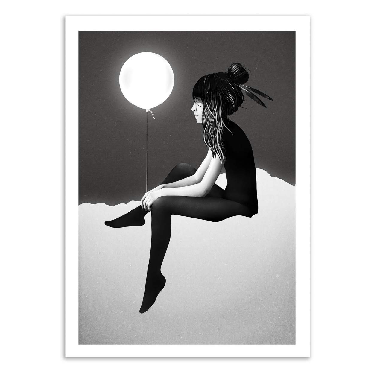 Wall Editions Art-Poster - No such thing nothing by night - Ruben Ireland