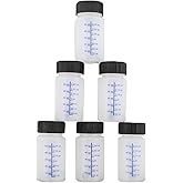 ABN Auto Paint Touch Up Bottles - 6pk Empty Paint Bottles with Brush Applicator and Mixing Marble, 2 Oz Bottles