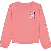 Tommy Hilfiger Girls Long Sleeve Logo Graphic Crew Neck T-Shirt