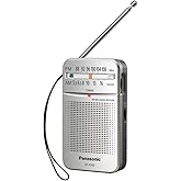 Panasonic RF-P50 Pocket AM/FM Radio, Silver