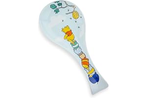 Silver Buffalo Disney Winnie the Pooh Ceramic Spoon Rest, 9.45” x 1” x 4.25”