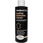 Furniture Clinic Leather Protection Cream | 2-in-1 Leather Conditioner & Waterproofing Protector for Furniture, Shoes, Car Seats & More | Prevent Stains While Nourishing | 8.5oz/ 250ml