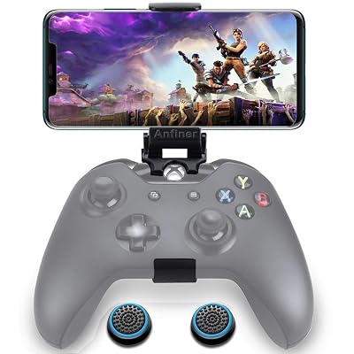 WEPIGEEK Controller Mobile Phone Holder/Cellphone Mount/Clip Compatible with Microsoft Xbox/Xbox One/Xbox Series X/S/Xbox Elite 1 /Series 2 /Steelseries Nimbus Controllers(not Controller