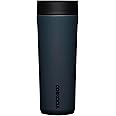 Corkcicle Commuter Cup Travel Mug with 360° Sip Lid, Rucksack, 17 oz – Insulated Coffee Mug with Lid Keeps Beverages Cold 18 Hours, Hot 5 Hours – Cupholder Friendly & Spill-Proof Slim Tumbler