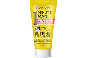 Nail-Aid - Vitamin C + Pink Grapefruit Extract - 3-In-1 Nail + Cuticle Buffing Exfoliator