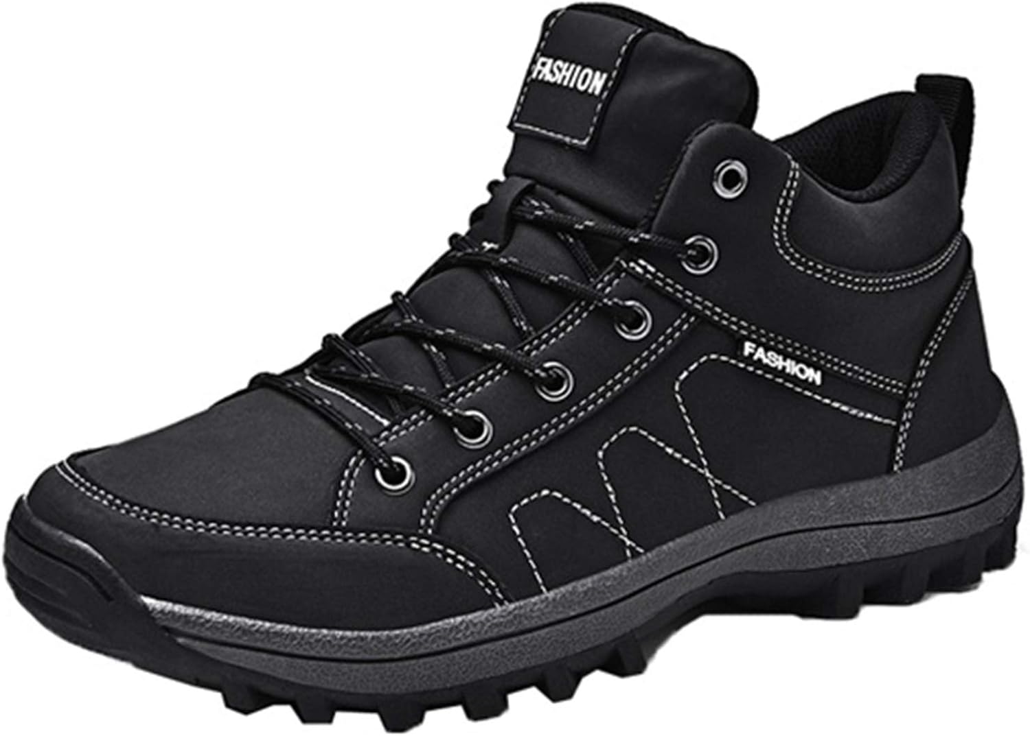 Men's Outdoor Mountain Climbing Shoes High Top Hiking Sneaker Big Size