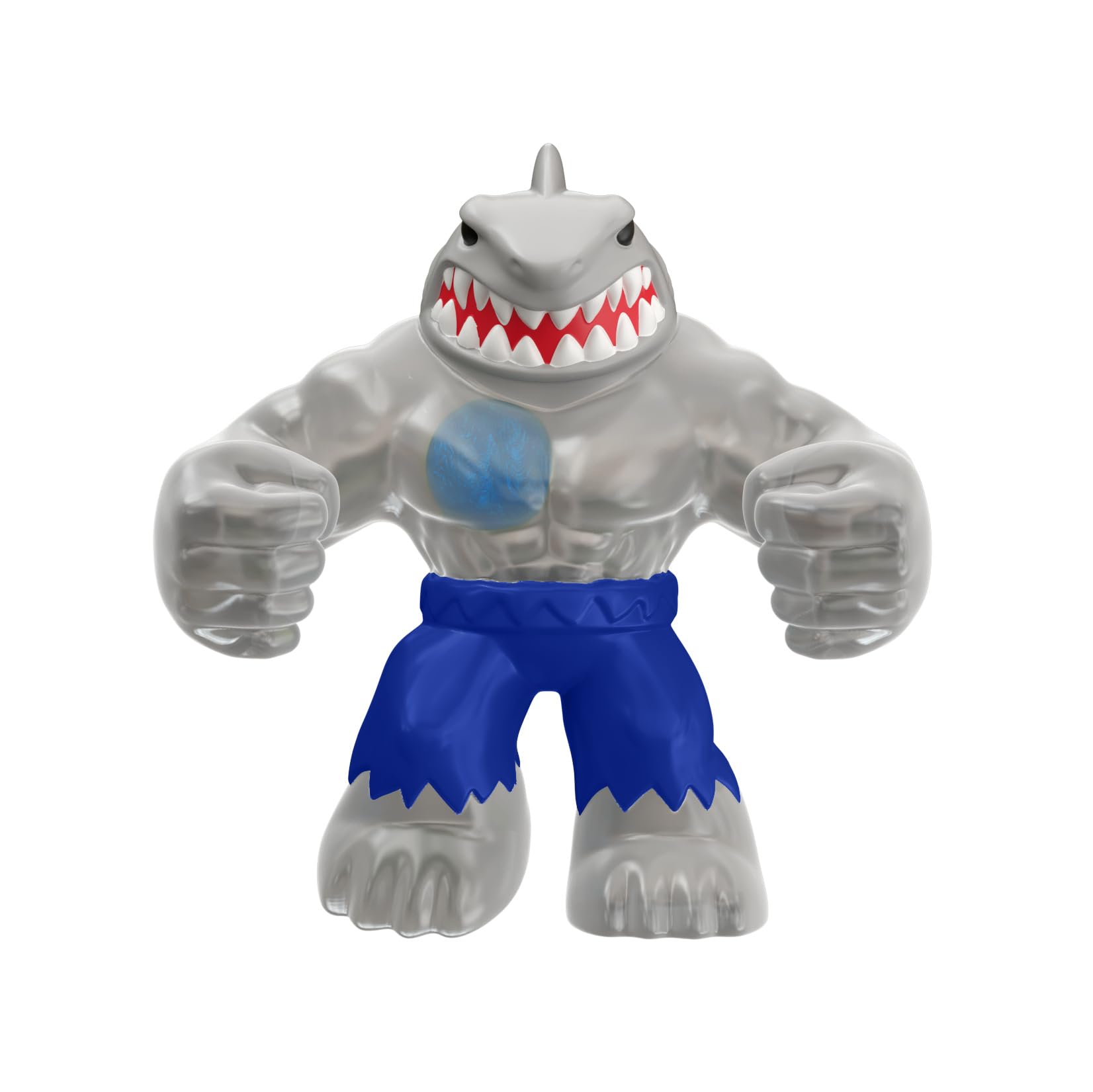 Heroes of Goo Jit Zu Goo Shifters DC Super Villain Stretchy Action Figure Hydro Attack King Shark. Incredibly Mushy DC 4.2-Inch Toy Figure.