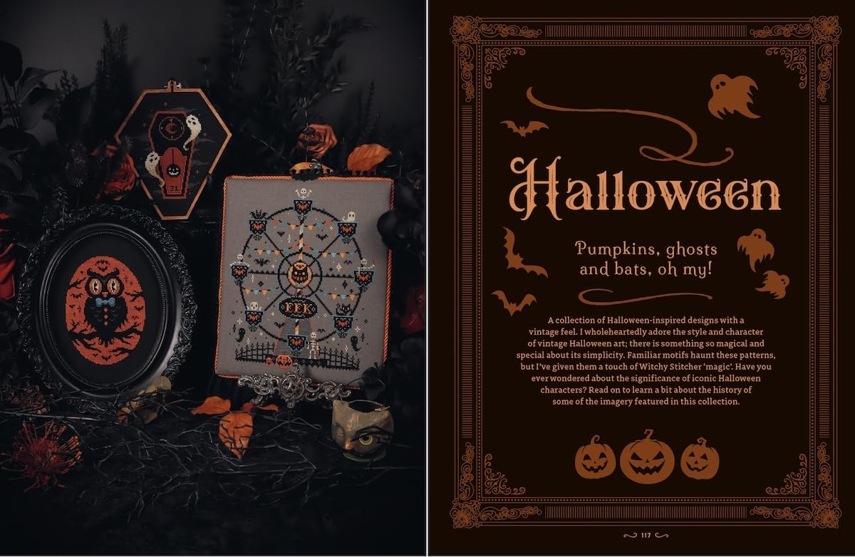 Witchy Stitching: 25 Patterns to Haunt Your Home Witchy Stitching: 25 Patterns to Haunt Your Home Paperback Kindle