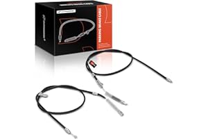 A-Premium Rear Driver and Passenger Side Parking Brake Cable Assembly Compatible with Chevrolet and GMC Models: Silverado 250
