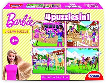 Frank 4 in 1 Barbie, Multi Color (63 Pieces)