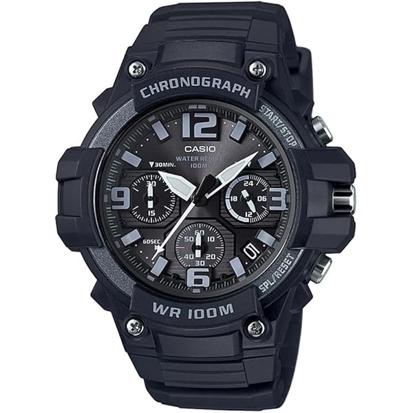 Casio Orologio Uomo AEQ-110W-1BVCF - Quarzo, 100 Metri, Telememo, Cronografo, Timer