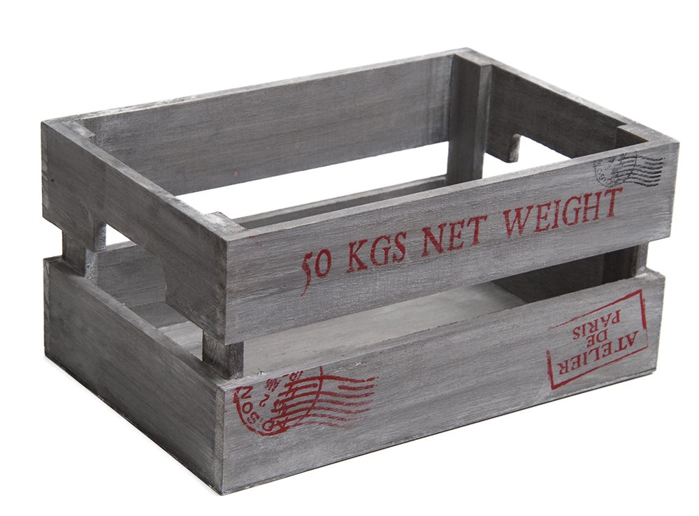 Küche, Haushalt & Wohnen 3er Set Aufbewahrungsboxen Robusta Holzkiste