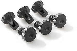 Aulpq Flywheel & Flexplate Bolts 2002902, for Chevy & Ford V6/V8 Flywheel and Flexplate -6 Pcs