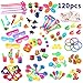 Amy&Benton 120PCS Carnival Prizes for Kids Birthday Party Favors Prizes Box Toy Assortment for Classroom primary