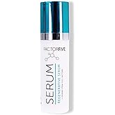 FACTORFIVE Regenerative Serum with Stem Cell Growth Factors, HGF for Skin Tightening and Smoothing, Wrinkle and Pore Reduction, and Rejuvenation - Travel Size, 0.34fl oz/10ml
