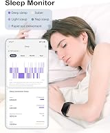 RUIMEN Smart Watch 1.85 inch HD Screen SpO2 HR Sleep 100+ Sports IP68 view 8