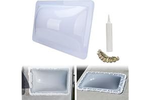 GEATAAT RV Skylight Outer Dome,18"x26" OD Universal Skylight Fits All Standard 14" x 22" Skylight Openings Replacement Travel Trailer RV Camper Truck Replace# SL1422W (White)