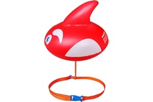 OLNIEZZL Swim Buoy for Open Water,Pool Buoy Swim Training Snorkel Float,Swimming Belt Floatation Devices for Adults Swimming Bubble Safety Float with Adjustable Waist Belt