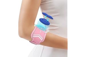 CURECARE Elbow Brace for Tennis & Golfers Pain Relief, 2025 New Updated Tennis Elbow Strap with Breathable Fabric, All Day Comfort Tendonitis Elbow Brace for Sports and Daily Life (Pink)