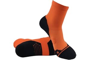 Men's Tennis Socks, HUSO Performance Sports Ankle Compression Socks 1,2,3,4,6 Pairs