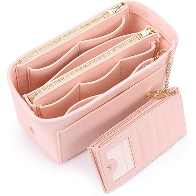 VANCORE バッグインバッグ 軽量 自立 Bag in Bag フェルト チャック付き 小さめ 大きめ バッグの中 整理 整頓 通勤 旅行