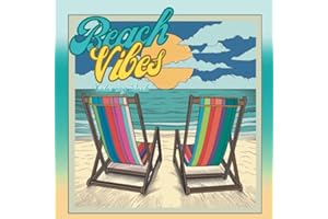 Beach Vibes Coloring Book: Ocean Themed Coloring Book for Adults for Relaxation and Stress Relief