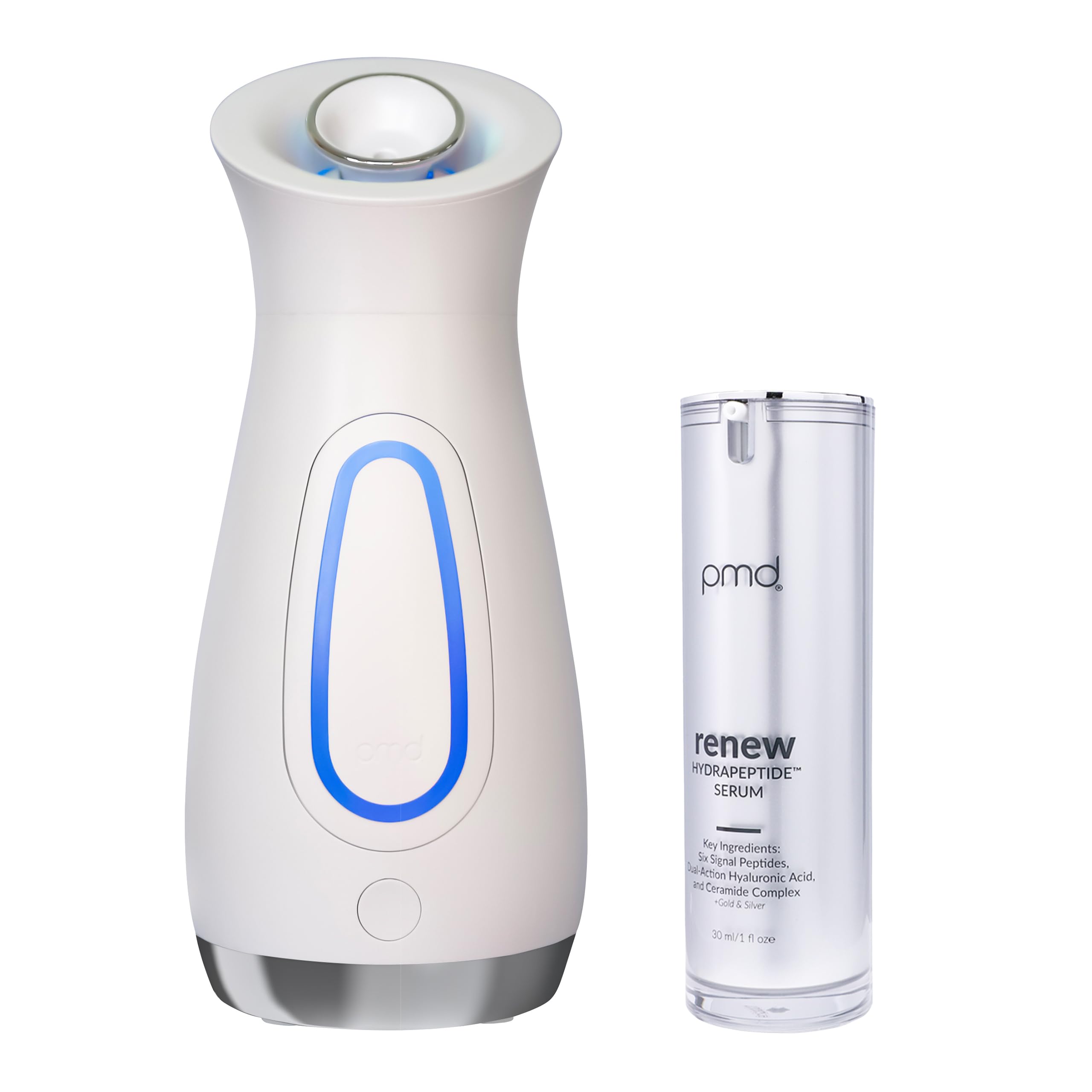 PMD Beauty SilkSteam Pro Facial Steamers Home Facial Spa – Rapid Start-Up Face Steamer for Facial – Adjustable Nozzle with Oil Filters and Renew Serum