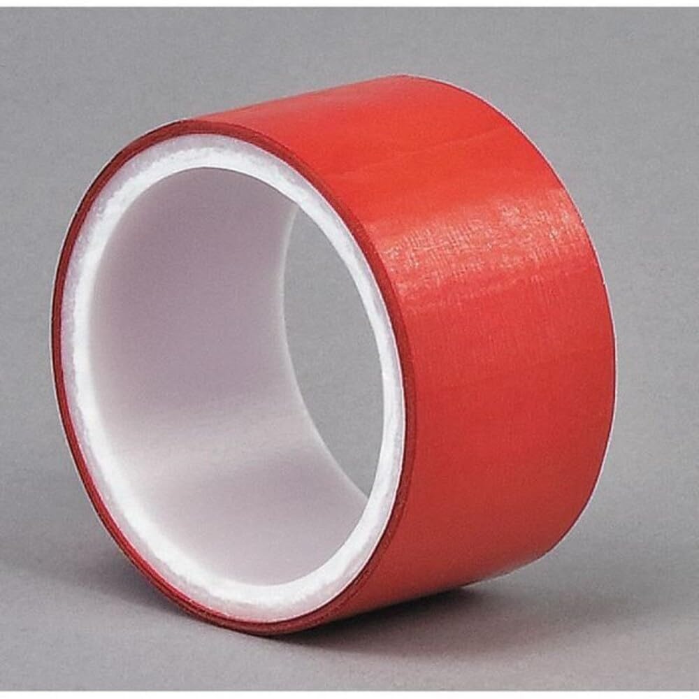 TapeCase 3-5-850R 850 3in X 5yd Red Polyester Film Tape (1 roll)