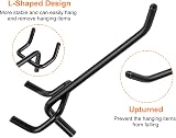 sourcing map 25pcs 4" Stainless Steel Pegboard Hooks for Display & Organization view 4