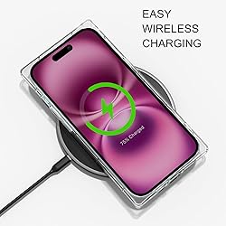 LoeoeL for iPhone 16 Plus Clear Case Rectangle