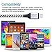 Android Charger 6FT, HUHUTA 4Pack Durable Nylon Braided USB 2.0 to Micro USB Cable High Charging Speed Cord Compatible Android, Samsung Galaxy S7 S6 Edge, Note 5 4, Motorola, Nexus, LG, PS4 and More