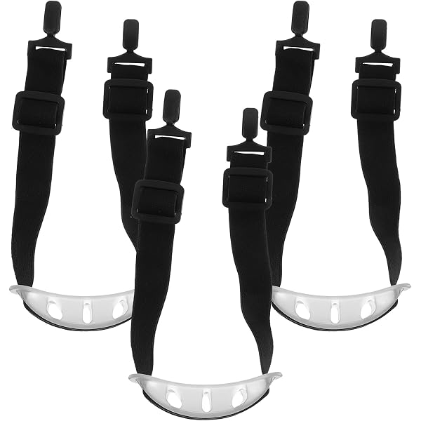 Correa De Barbilla Ajustable Para Casco De Protección - Universal, De Poliéster Y Plástico, Para Sitios De Construcción