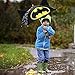 DC Comics Boys' Little Batman 'Squeeze and Flap' Fun Rainwear Umbrella, black Age 3-7