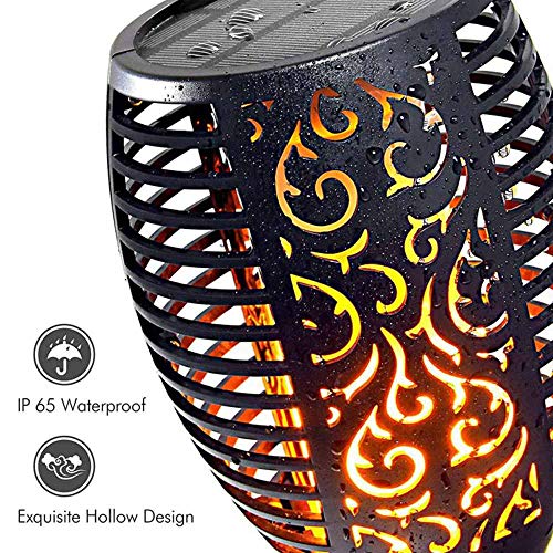 YouOKLight Solar Lights, Waterproof Flickering Flames Torches Lights Outdoor Landscape Decoration Lighting Dusk to Dawn Auto On/Off Security Torch Light for Garden Patio Deck Yard Driveway, 2 Pack - Thumbnail 3