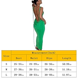 RARITYUS Women Maxi Dress Sexy Backless Draped