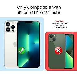 MAKAVO Magnetic for iPhone 13 Pro Case, Built-in