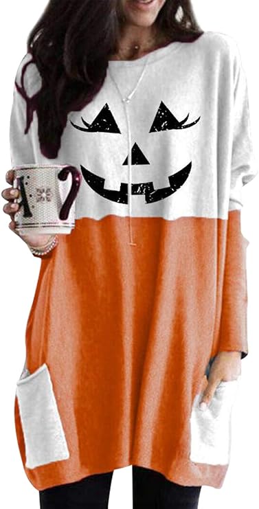 womens jack o lantern sweatshirt