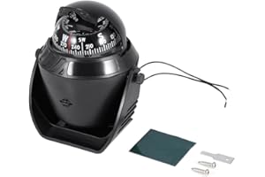 Keenso Boat , High LED Light Pivoting Navigation Electronic Boat Dash Mount for Marine Boat Ship Car