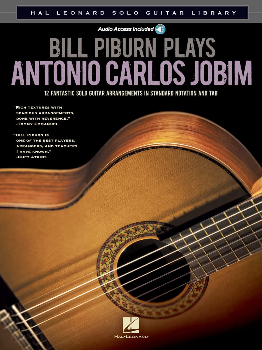 Bill Piburn Plays Antonio Carlos Jobim: Solo Guitar Library (Hal Leonard Solo Guitar Library)