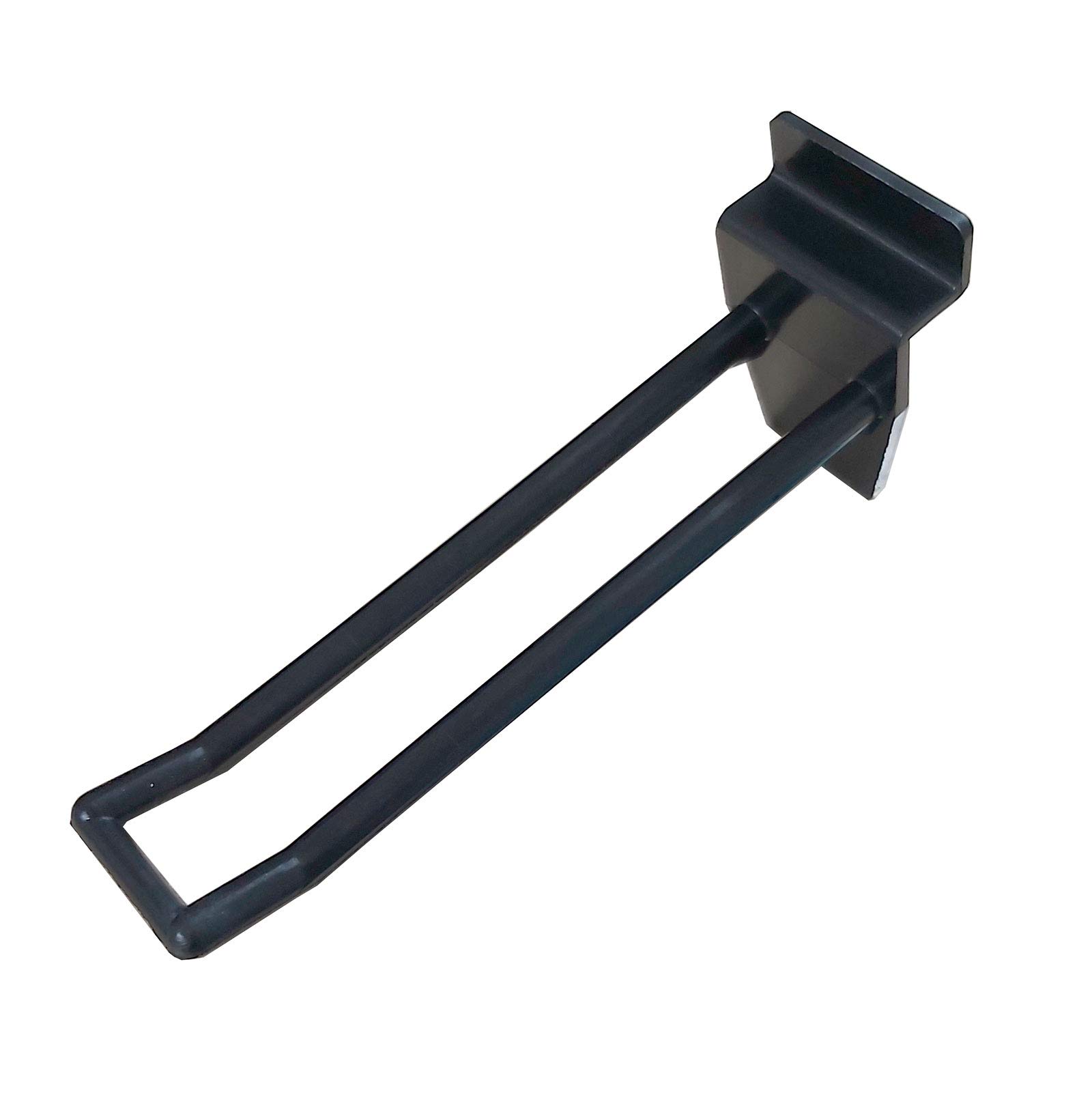 Slatwall 100mm Euro Hooks in Black for Shop Display (EURO58) (25)
