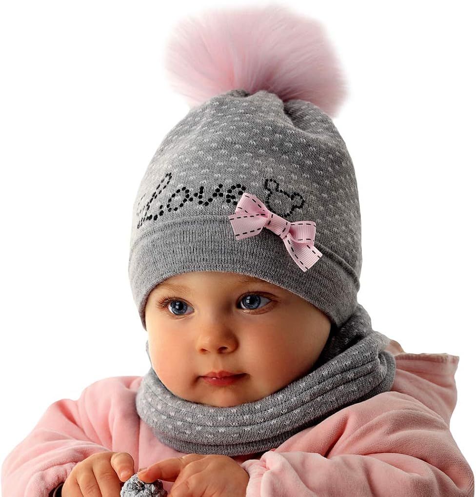 Yous Auto 3 in 1 Winterschal Set Pom Pom Cap Damen Herren Warm Knit Radfahren Skim/&uuml;tzen f/&uuml;r Indoor und Outdoor Sport Schwarz Strickm/&uuml;tze M/&uuml;tze Kreis Schal Set mit Abnehmbarer Mundbedeckung