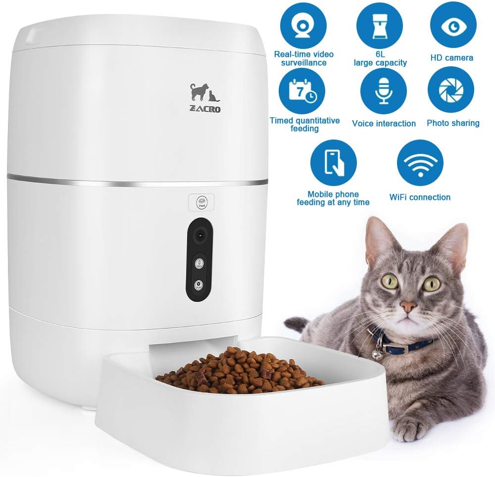 Zacro 6L Automatic Cat Dog Feeder Deals, Coupons & Reviews