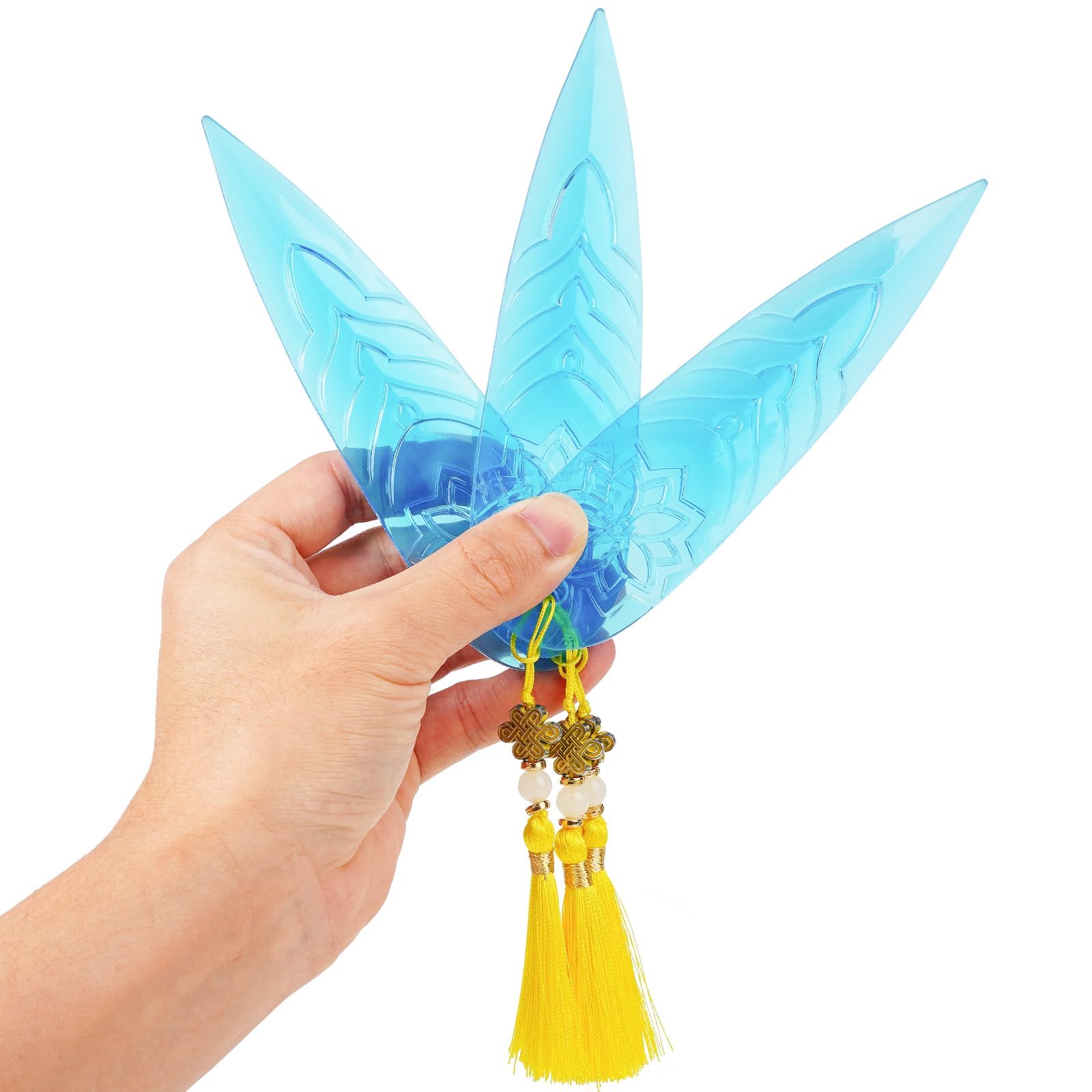 Nhemeylp 3 PCS Prop Replica, Detailed Prop Sword with Plastic, Fantasy Accessory, Halloween Prop for Cosplay, Costume Party, Larp Gift for Teens and Adults (Blue) — image 1