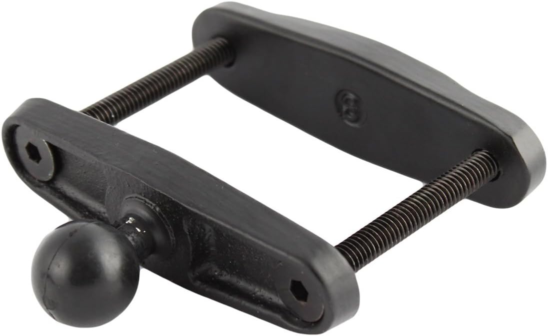RAM MOUNT 3" MAX WIDTH SQUARE RAIL BASE W/ 1" BALL
