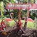 Galashield Pink Flamingo Yard Ornaments Pack of 2 Pink Flamingos Lawn Decor for Garden
